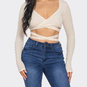 Luna Tie-Back Crop Top
